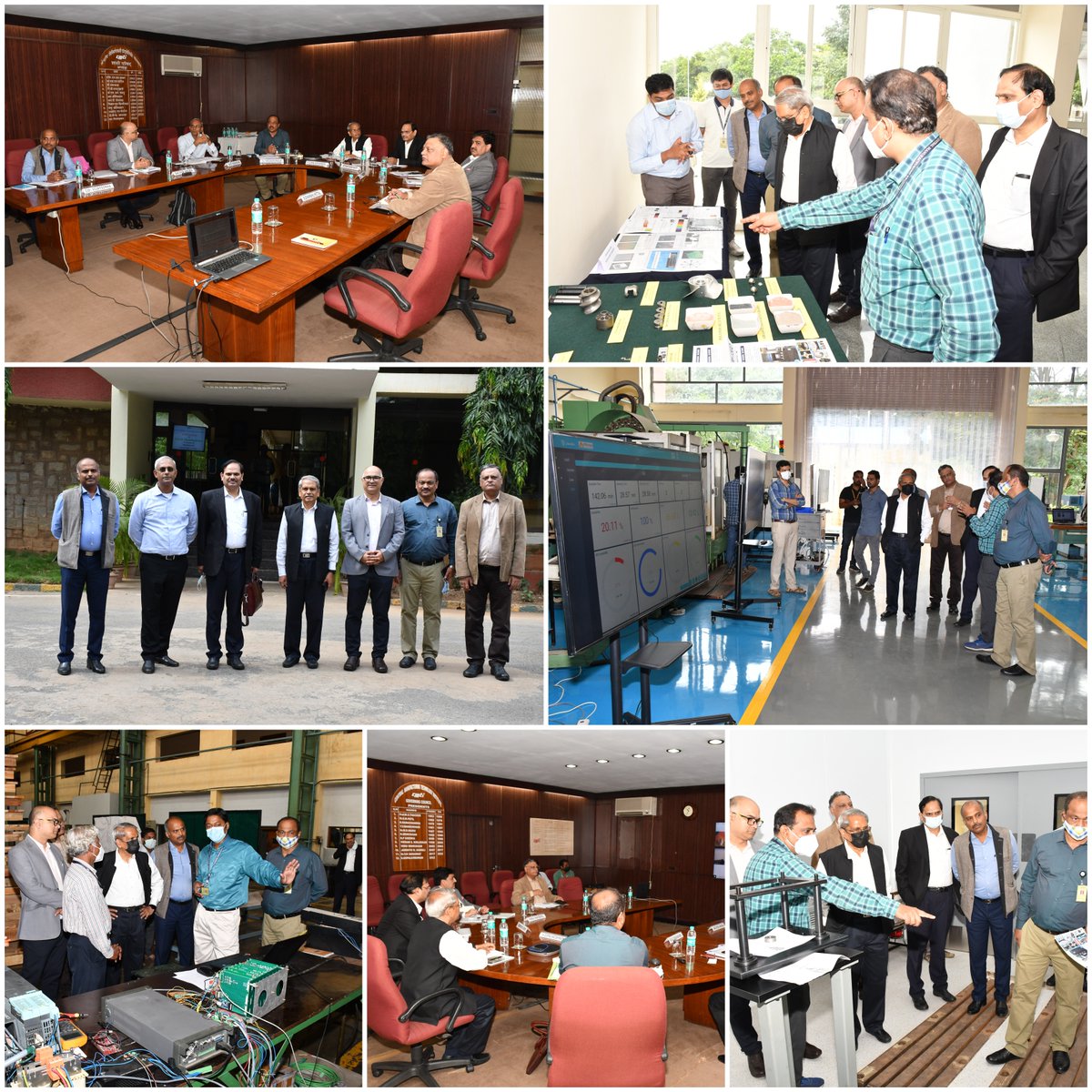 #TMMA (I) represented by Mr. Sachin Kumar - Executive Director, at the 138th Governing Council meeting of #CMTI Bangalore hosted by Dr. Nagahanumaiah (Director - CMTI), chaired by respected industry colleagues on 28th June 2022.