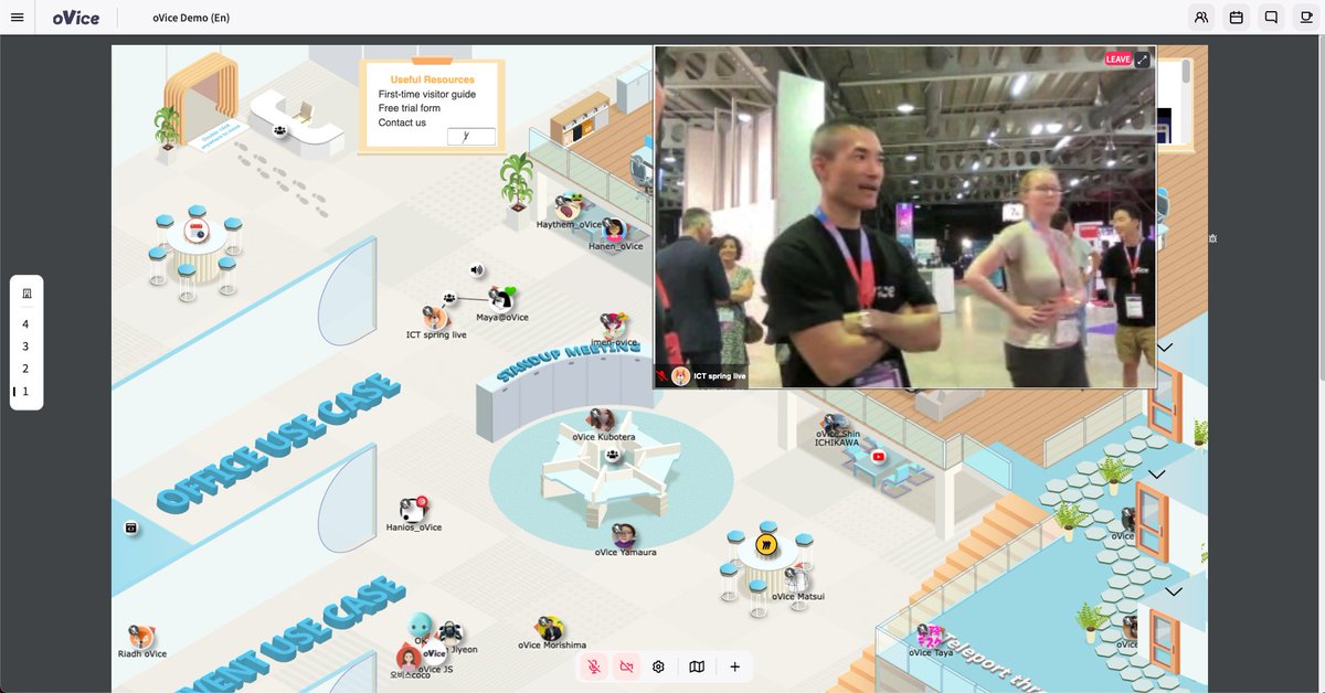 oVice_'s tweet photo. Join #ICTSpring2022 live from Luxembourg in our tour space at  https://t.co/tmWnBpW37V

#tech #event #ictspring #remotesolution #hybridsolution #hybridwork  #team https://t.co/hs4rCI3GVC