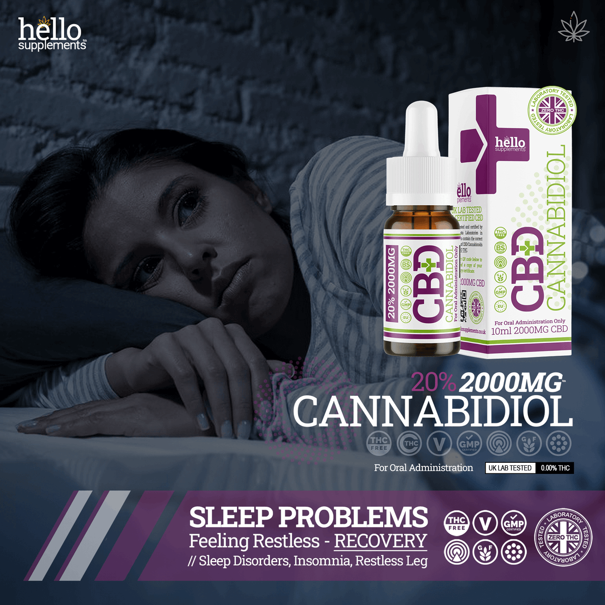 hellosupps's tweet image. 🟣 Discover Our High Strenght 20% 2000MG CBD Oil 

This is our HIGH STRENGTH CBD Oil TINCTURE we have on the UK market – 1ml = 200mg of CBD. Each 10ml bottle contains 2000mg of CBD concentrate &amp;amp; has been UK Third-Party Laboratory Tested &amp;amp; Certified by PhytoVista Laboratories