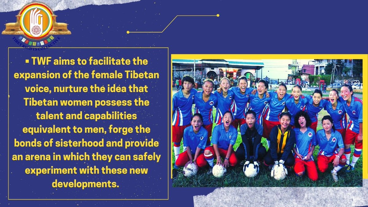 TibetCollective's tweet photo. #Tibetan Women's Football Team is all set to play at the CONIFA World Football Cup 2022. We wish the team good luck & success!
#TRCExplains the role of football as a tool for empowerment among #Tibetans-in-exile. @NetTibet https://t.co/ByQIwnjzpk