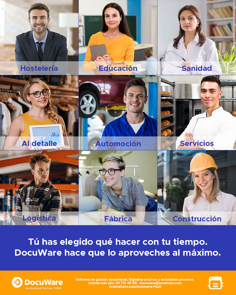 eosalvans's tweet photo. Con #DocuWare sabrás qué procesos de tu día a día pueden ser automatizados, eliminando tares repetitivas y acelerando los flujos documentales para que dispongas de más tiempo para lo que realmente le aporta valor a tu negocio. https://t.co/lLh2Tdw8Sb #gestiondocumental https://t.co/0h9YaTHN14