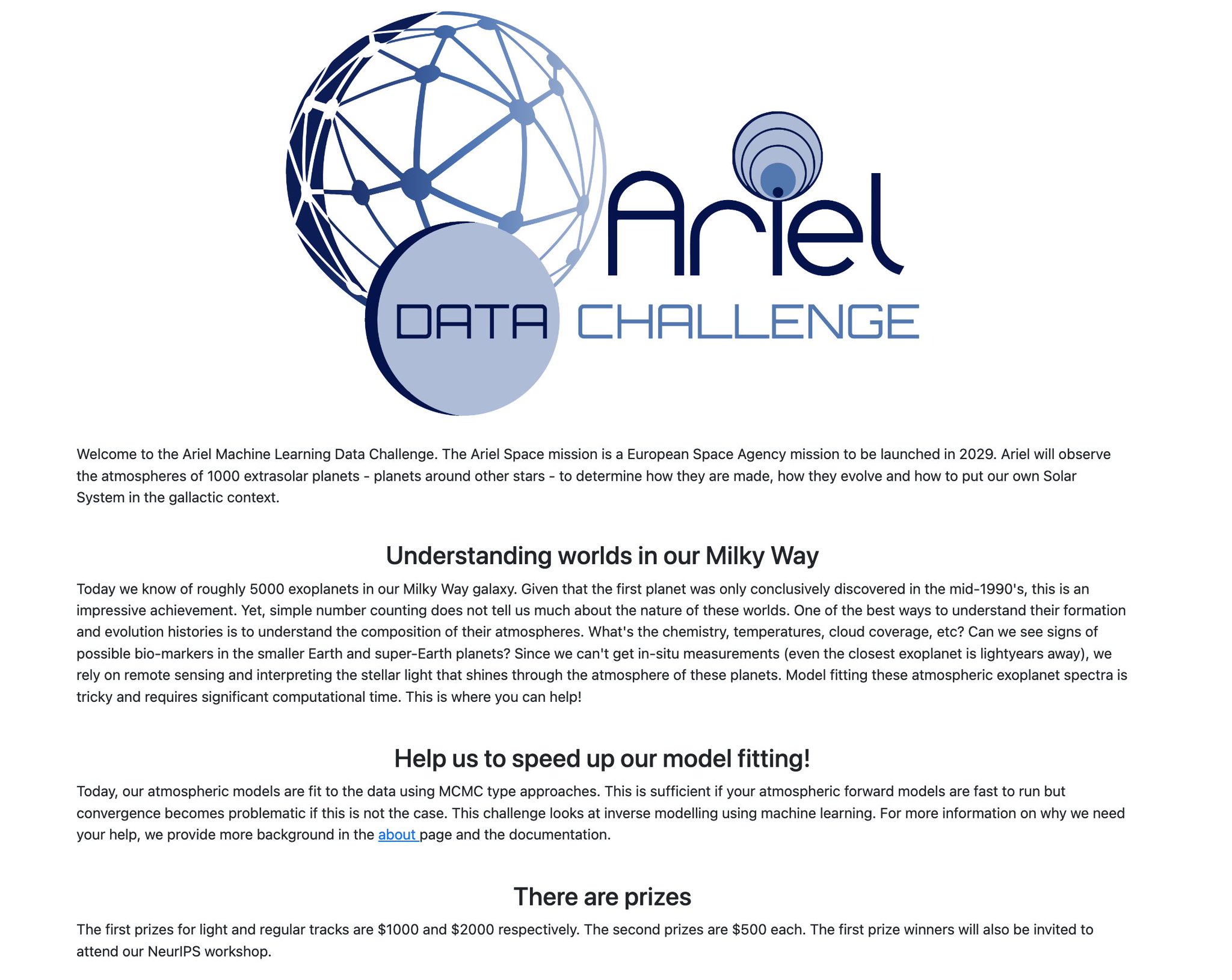 Ariel Space Mission on Twitter "Calling AI & machine learning experts