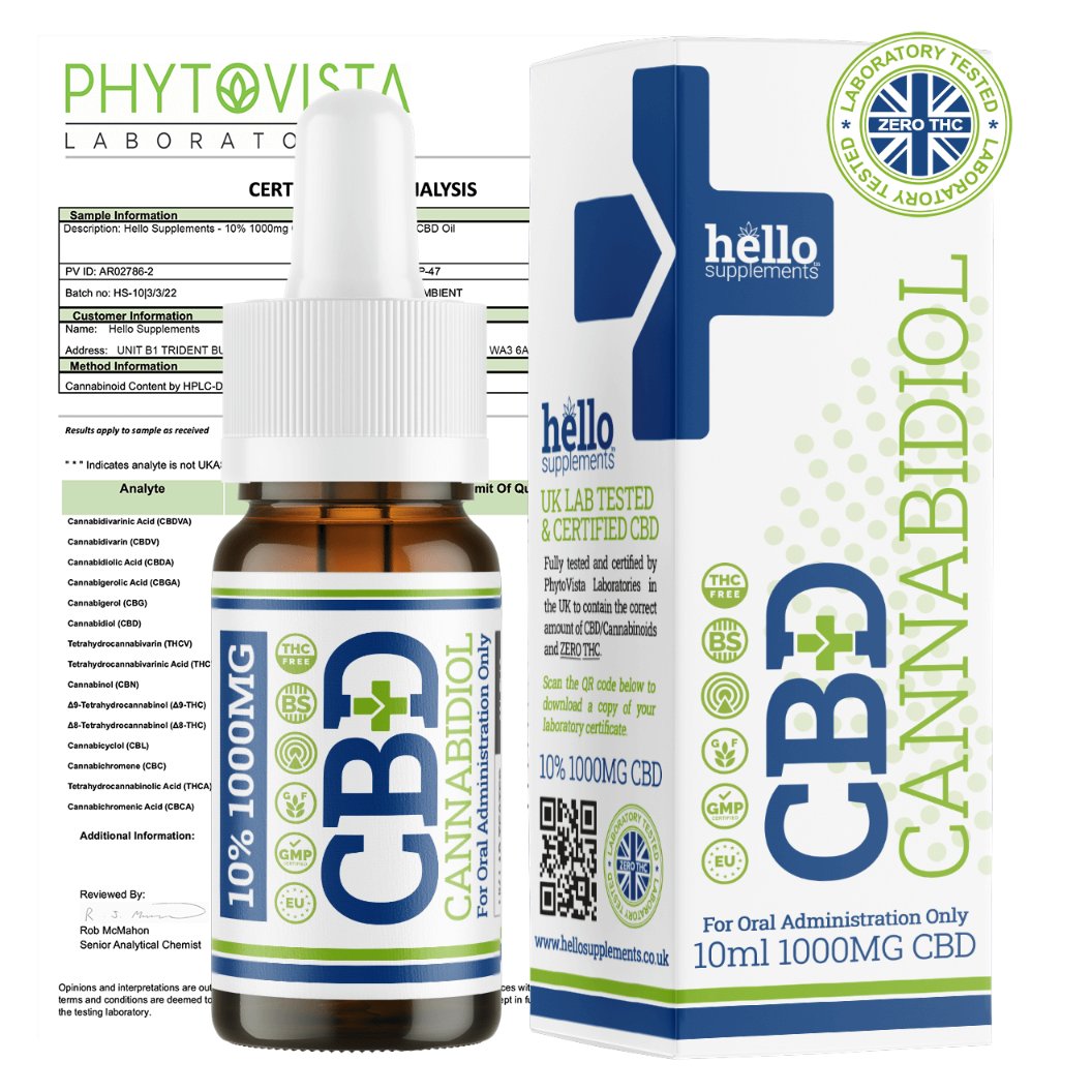 hellosupps's tweet image. 🔵Discover Our 10% 1000MG Certified CBD🔵 
This is our MEDIUM STRENGTH CBD Oil TINCTURE we have on the UK market – 1ml = 100mg of CBD. Each 10ml bottle contains 1000mg of CBD concentrate &amp;amp; has been UK Third-Party Laboratory Tested &amp;amp; Certified by PhytoVista Laboratories