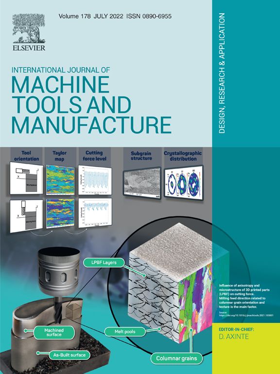 The cover in I.J of Machine Tools and Manufacturing: la revista top de nuestro campo nos hace el honor de darnos la portada de este número. El trabajo lo merece: sciencedirect.com/science/articl…