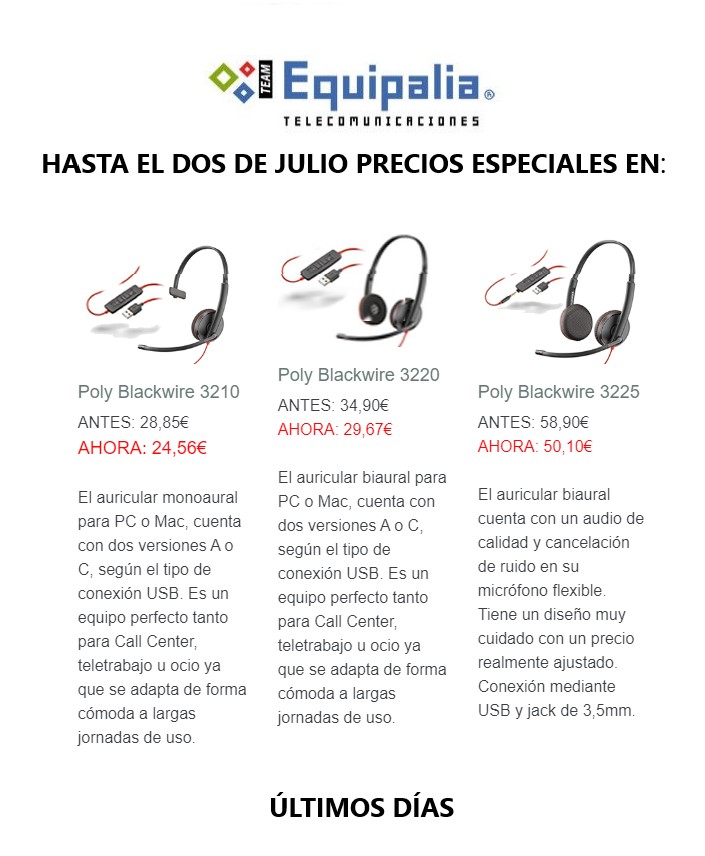 Auriculares con micrófono para Móvil - Team Equipalia