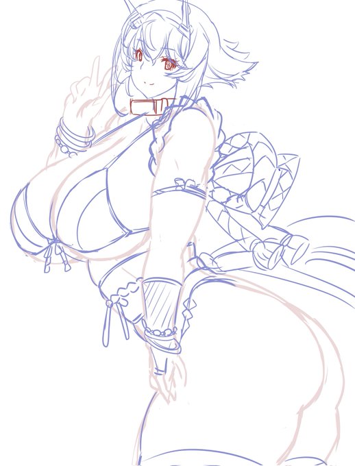 流行りの絵柄

とは、人気絵描き絵柄に似てる、塗り方が近い、あるいは多くの人に何となく馴染みがある風味の絵

つまりぼくの描く陸奥みたいな、デカくて背が高くてかわいくてむきむちな女の子絵は

流行りの絵柄、ではないが、かわいい陸奥オンリー・ワン

ぼくの陸奥はかわいい
塗りたい
#陸奥 