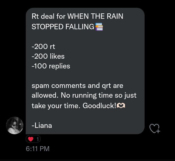 yiguelalleje's tweet photo. i got an rt deal from @/kierrcian
— 200 rts and likes
— 100 replies
kindly help me reached the goal. like and rt are highly appreciated. thank u so muchh! 😚 https://t.co/RWIh0cDQLZ