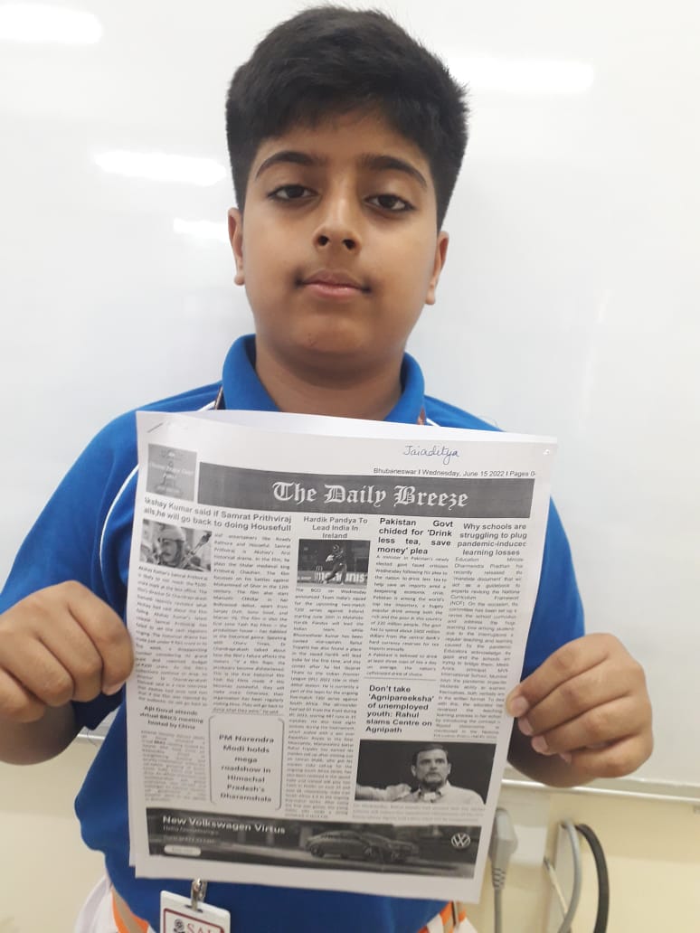 SAI_Edu_In's tweet photo. Cambridge students of Class VI designed their own Newspaper as a part of their English Language Assignment on June 29, 2022. Activities like these Activities persist the effort of learning and create a context to use the language meaningfully,
#Newspaper
#DesigningContent https://t.co/q4wyl5FlH7