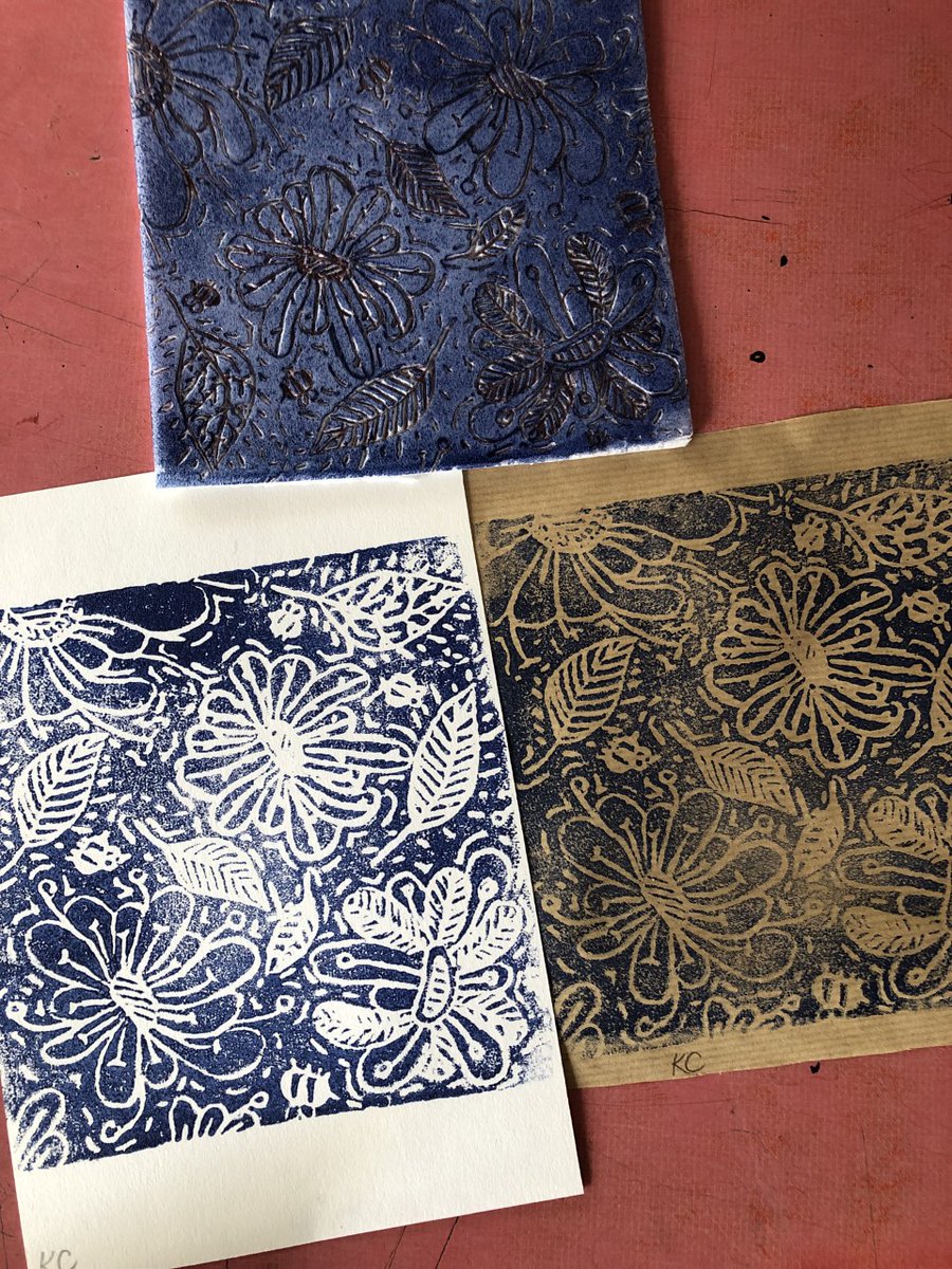 shavingtonart's tweet photo. Year 8's poly-prints are slowly coming together, inspired by Angie Lewin and exploring new techniques. Next week we'll have a go at brio and pencil shading into them! Fab work year 8 :) https://t.co/OLdxH3Sjf7