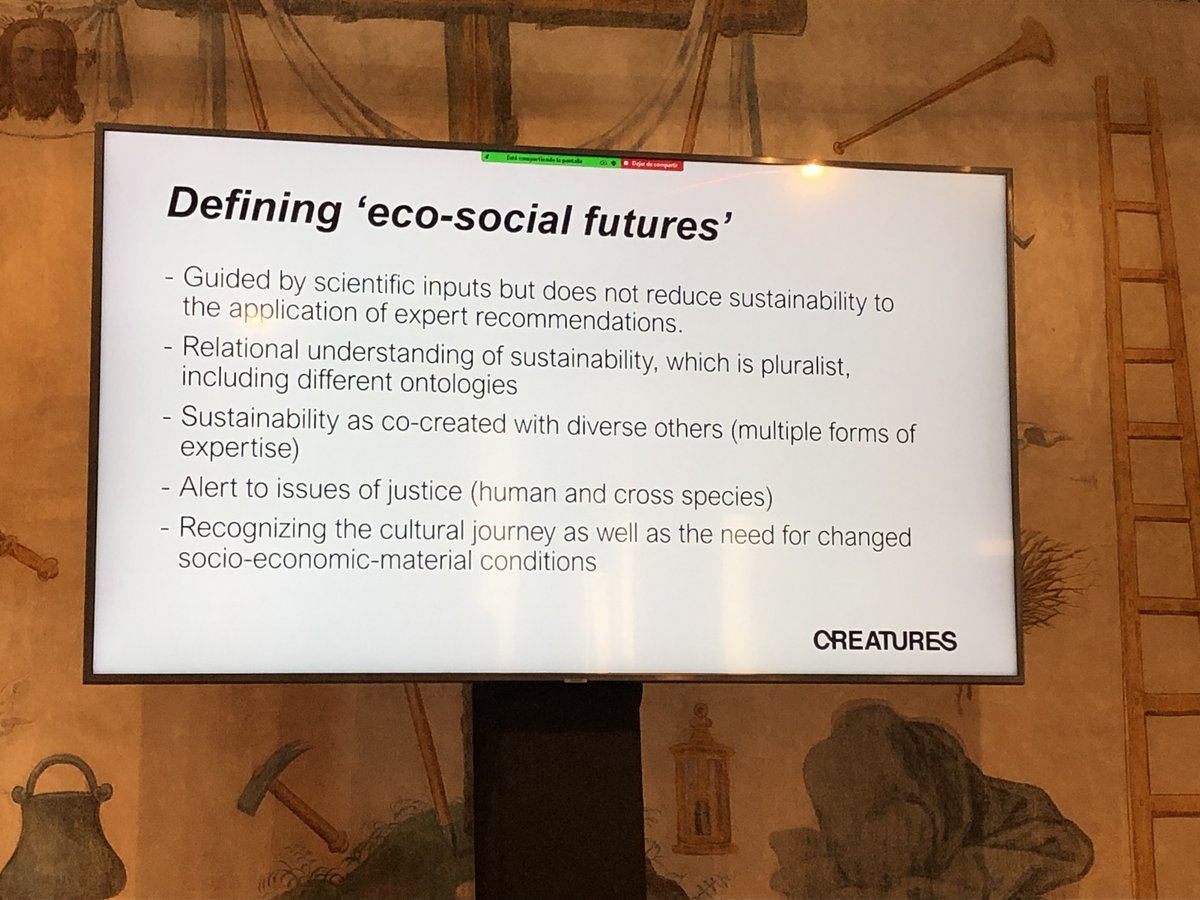 andreuchisbo's tweet photo. What might "eco-social futures" mean (2)
#creativepractices #transformation #futuresworthliving @CreaturesEu https://t.co/F9tiRfLbA1