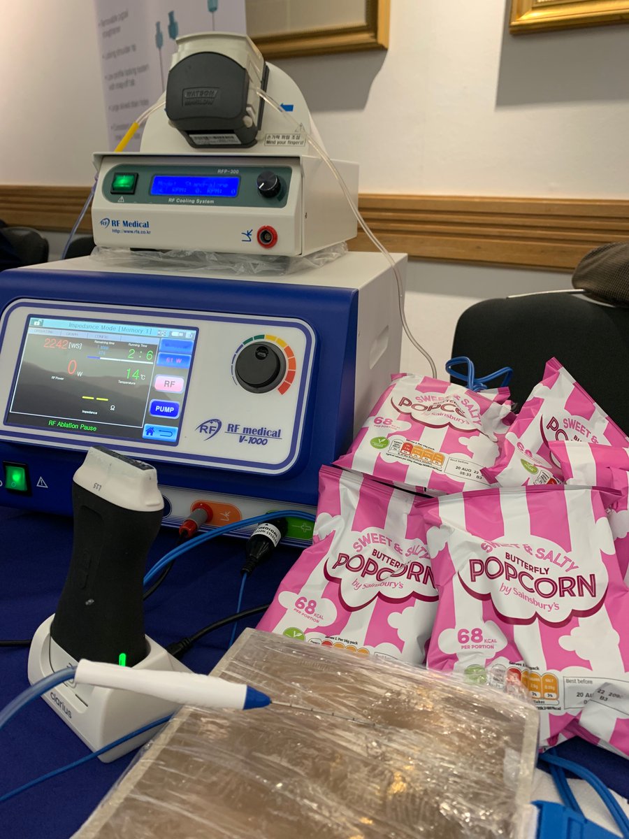 At BSHNI today offering demonstrations of our Thyroid Ablation RF system, with the support of Clarius Ultrasound 
@BSHNI_UK @RfMedical #patientoutcomes #thyroidrfa #thyroidablation #popslikepopcorn