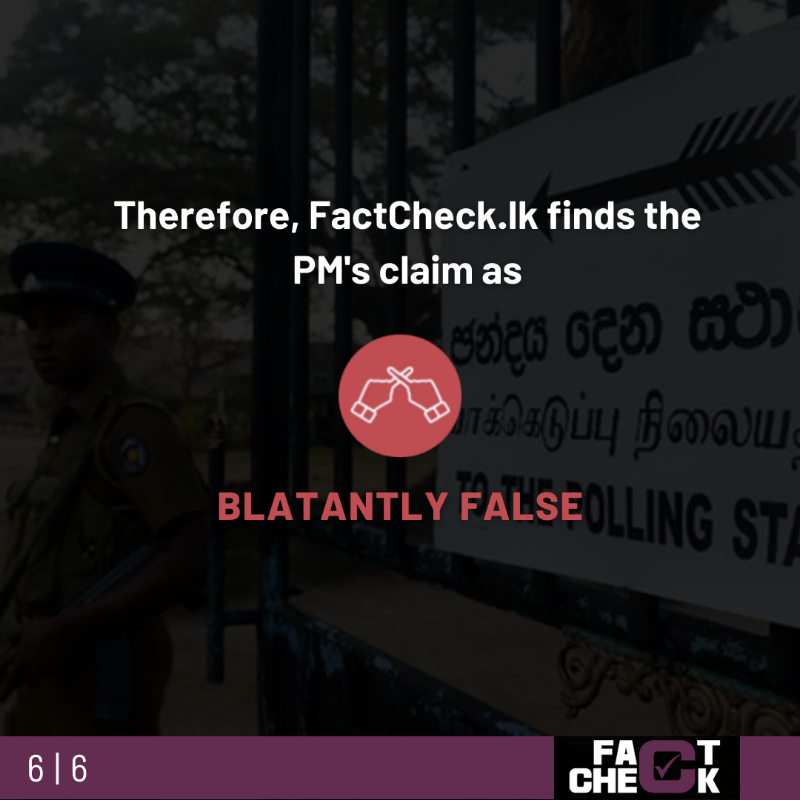 factchecklka's tweet photo. 🔴Prime minister lost on cost of elections🗳️💰
Does the cost of an election and its potential impact on the economy prevent an election being held at present?
Swipe left to find out! ◀️
Complete #FactcheckLk: https://t.co/o3nxuNDeOI