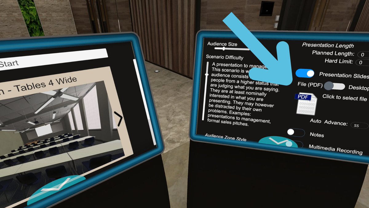 VirtualOrator's tweet photo. The best #practice is the closest to the actual experience. Use your slides to rehearse your #presentation.
#virtualorator #VRtraining #VOfeatures #publicspeaking #publicspeakingtraining #edtech #learninganddevelopment #exposuretherapy #latesttech #techforgood #makinglifeeasier https://t.co/g5Hot1SC78