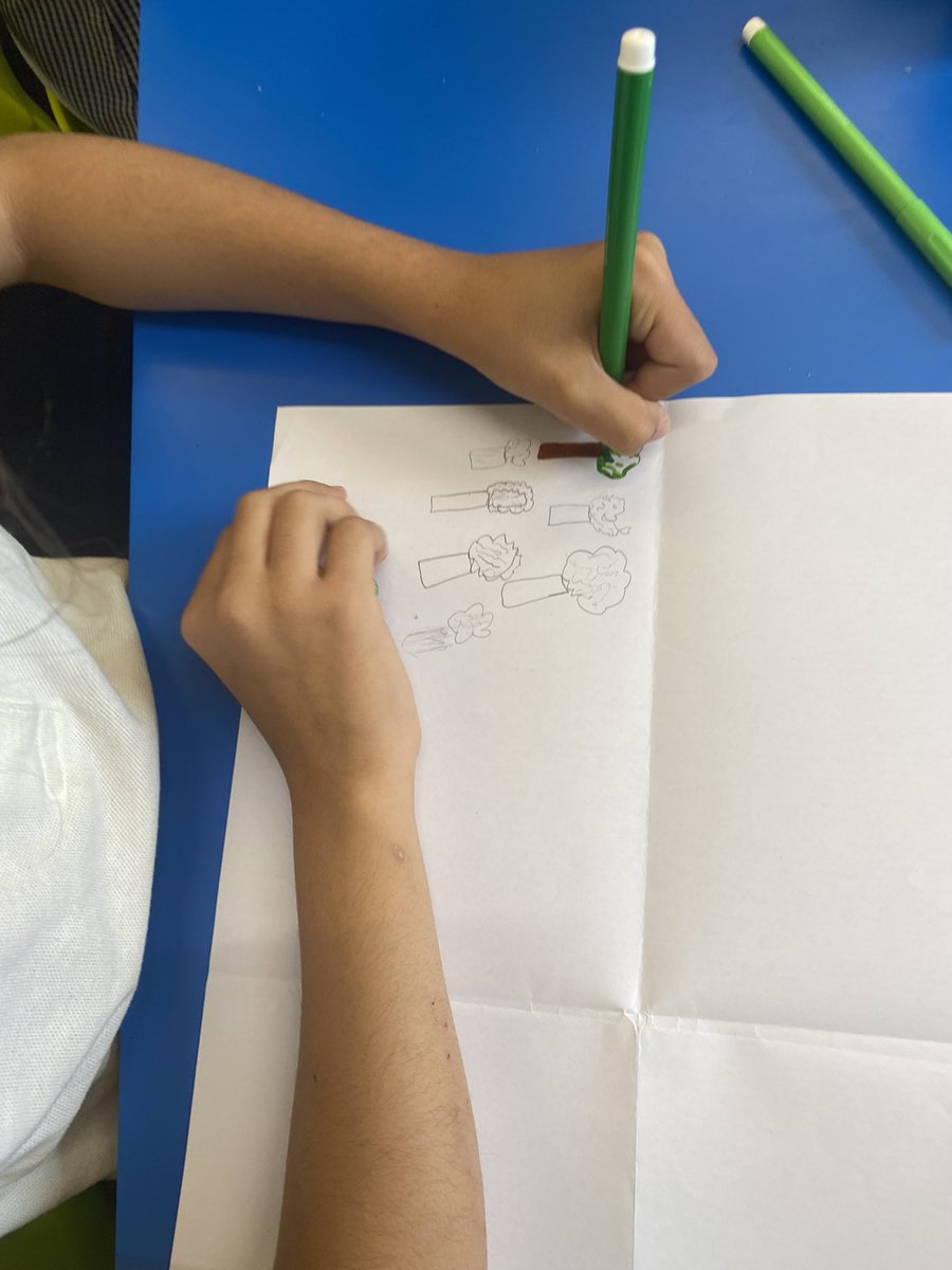 MissGaskell's tweet photo. Part one of building our utopia. We have already decided who is coming with us and designed some new animals for our new society. Now we are creating our 3D maps. #OperationMoonbase #SkillsBuilder #Teamwork #Creativity #SucceedTogether @brownhillleeds https://t.co/8atcb5hmr1