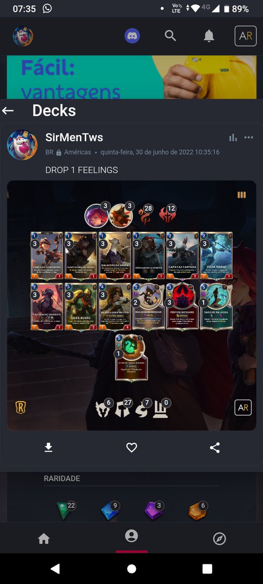 Melhor deck aggro do formato, devorador de Hecarim conhecido como DROP 1 ASSAULT