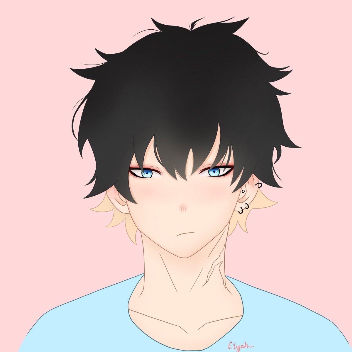 LSox__'s tweet photo. I really hav no idea how to share hair, no matter how many references I look at or how many drawing videos I watch, I just can’t seem to make it look good 😭 I’d appreciate any tips!!! 

#drawing #digitalart #procreate #OC #anime https://t.co/Zu62yxbFIQ