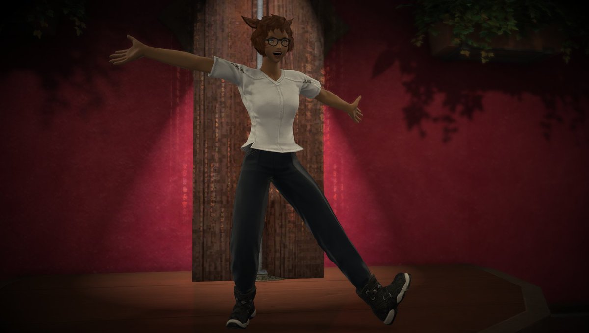 Hydroctor's tweet image. I realized very quickly what I could make with the boots from the new street wear outfit. Oh, Vote for Pedro. #miqote #GPOSERS