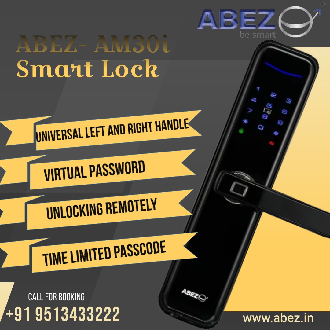 abezsolutions's tweet image. Abez digital door locks 🔑🗝
If you prefer soothing and calming interiors with a touch of luxury, we’ve added new designs to our door handles collection.🚪
Visit our website to know more. 📲
.
.
#digitallock #smarthomes #smartlocks #smartsolutions #doorlock #doorlocks