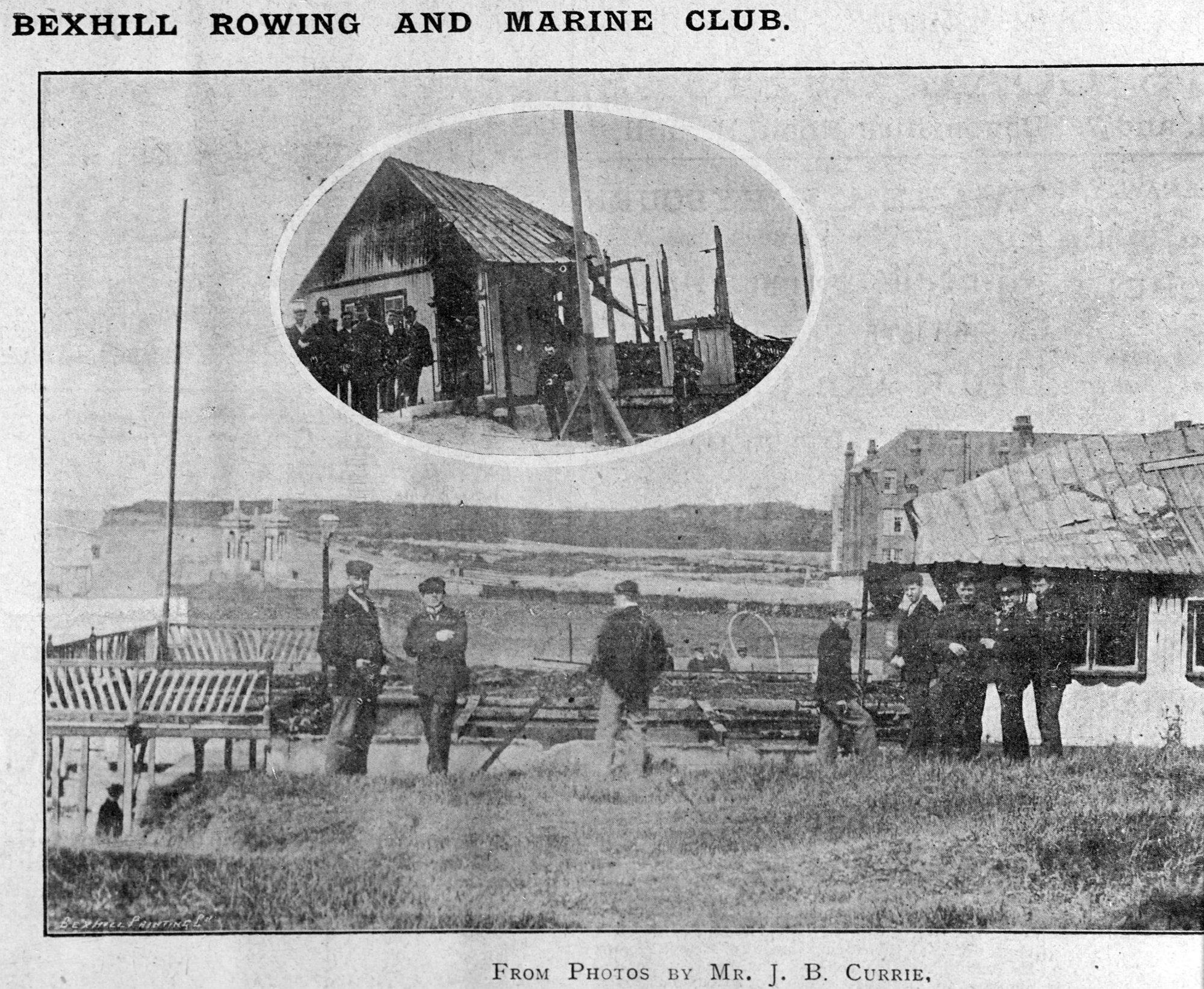 Bexhill Museum on Twitter ""Fires At Bexhill. All That Is Left Of The