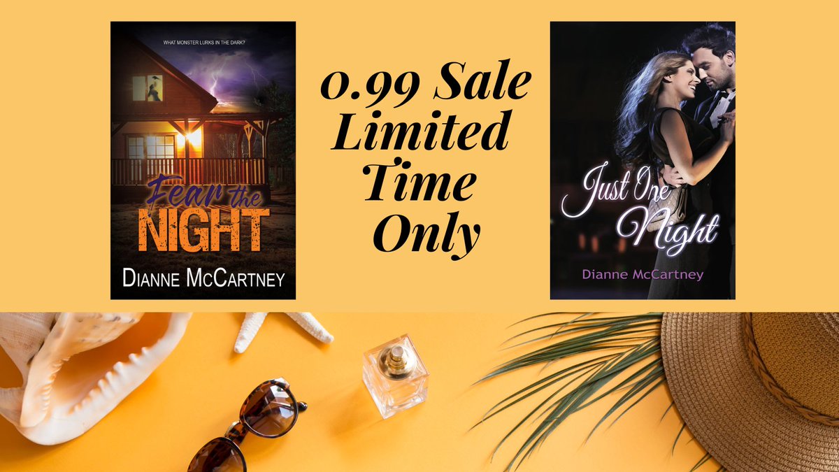 Ebooks on Sale! On Amazon only for a limited time. 
Just One Night, Contemporary Romance  amzn.to/30bF404 
Fear the Night, Suspense, amzn.to/3n630en 
#ebooks #ebooksonsale #wrpbks #summerreads