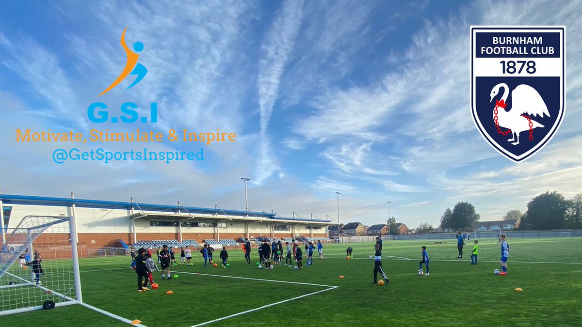 SUMMER SOCCER CAMPS 2022
Get Sports Inspired in association with Burnham FC

Age groups 5 to 14 yrs / all abilities, boys and girls

Starts 26th July and throughout August

Register burnhamfc1878.co.uk/summer-soccer-…

#soccercamp #footballnews #kidsactivities #kidsfootball #Burnham #Slough