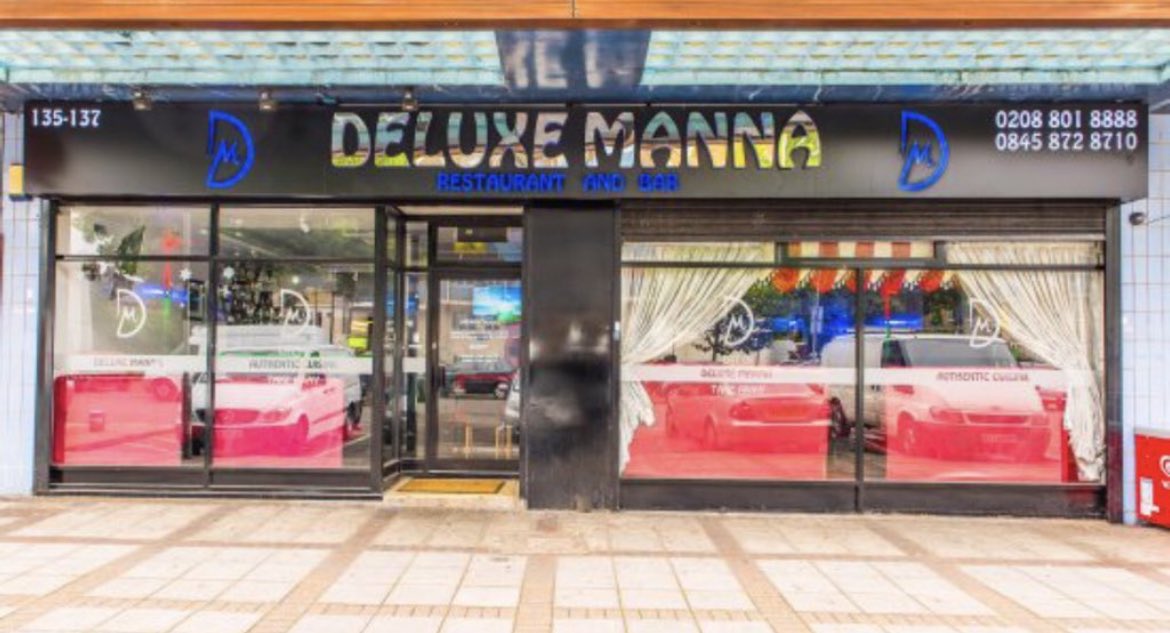 The flag:                         The food spot: