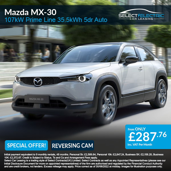 SelectGlasgow's tweet photo. Mazda's all-electric MX-30 is a practical and versatile family car ideal for helping you balance both professional and leisure activities!

Available from just £287.76 a month*

Click the link for more 👉 https://t.co/8qcTsqnbjt

#Mazda #MazdaMX30 #Electric #CarLeasing #Glasgow https://t.co/sZ7RCE4Dbp