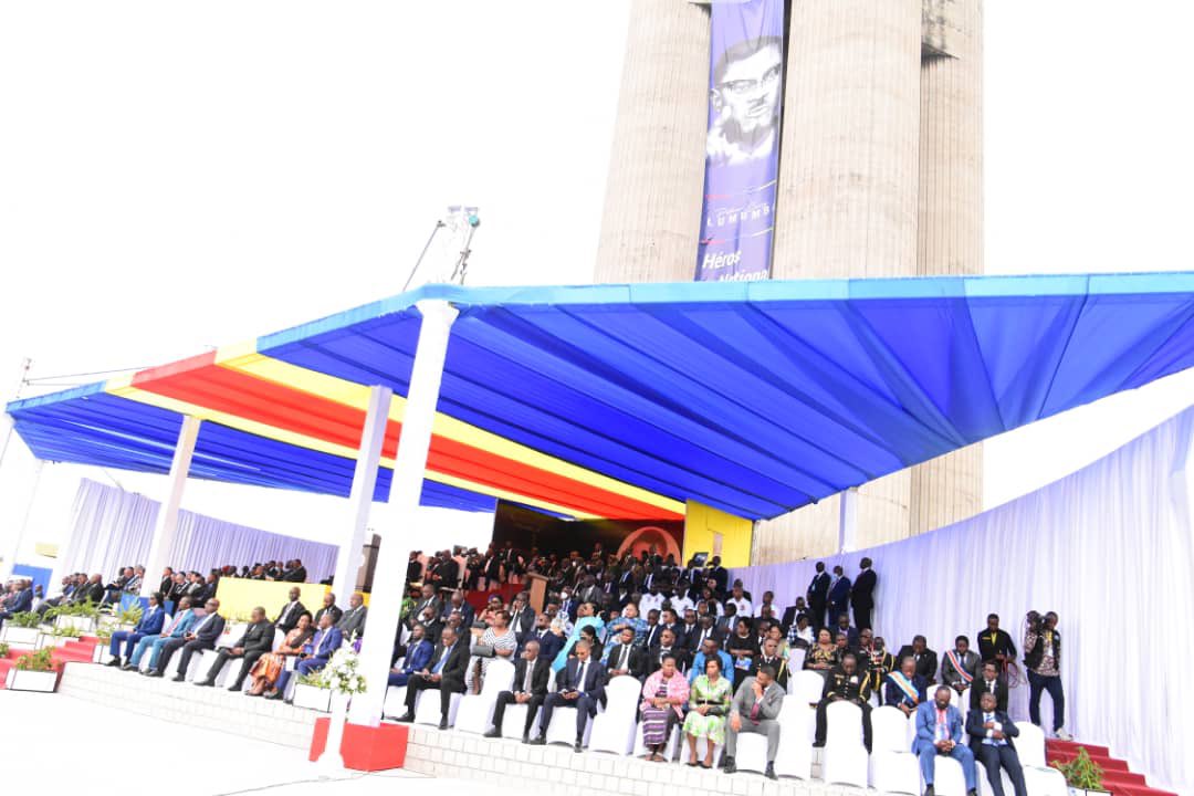 PatrickMuyaya's tweet photo. #RDC : Sur les pieds de l’échangeur à #Limete se déroule, la plus belle et la plus historique des célébrations de notre indépendance. Comme il a marqué le jeudi 30 juin 1960, il marque à nouveau ce jeudi 30 juin 2022. #Lumumba, héros national qui va désormais reposer en paix. https://t.co/Ex8DtMhcQD