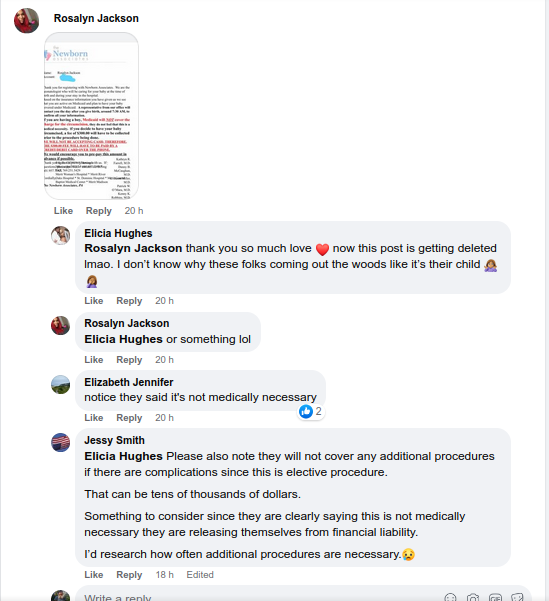 TheGuardianAn15's tweet image. #BabyCutter asks for advice; the informed public gives her more than what she asked for. One 'helpful' friend shares a photo... and #intactivists respond. Read on, in photo comments! 

#Circumcision #Medical #fraud #malpractice #BornPerfect #quackery #CulturalPerversion #EndCGM