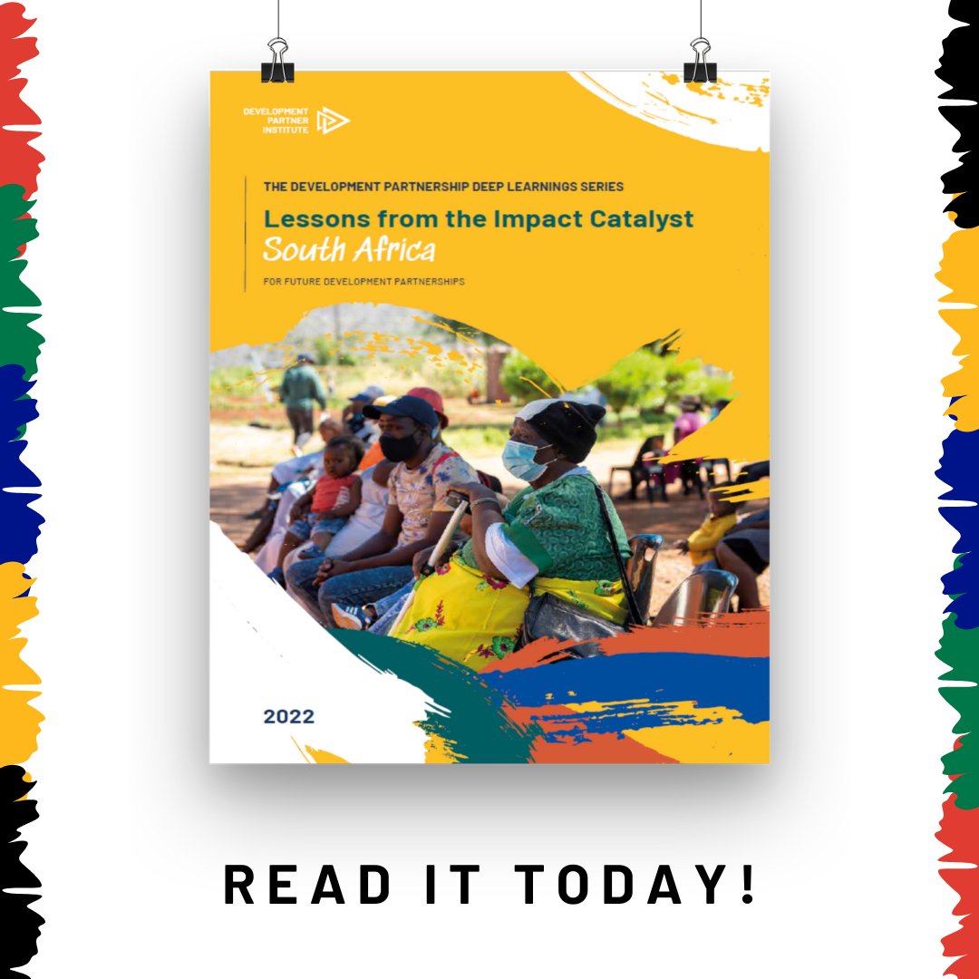 Development Partner Institute (@dpimining) on Twitter photo 🇿🇦 We're so pleased to present the first of our Deep Learnings series - Lessons from The Impact Catalyst in #SouthAfrica. In this report, we've pulled out practical and important insights from a development partnership in practice.
dpimining.org/news/news/deep…
with <a href="/TheImpactCatal2/">The Impact Catalyst</a> 🇿🇦 We're so pleased to present the first of our Deep Learnings series - Lessons from The Impact Catalyst in #SouthAfrica. In this report, we've pulled out practical and important insights from a development partnership in practice.
dpimining.org/news/news/deep…
with <a href="/TheImpactCatal2/">The Impact Catalyst</a>