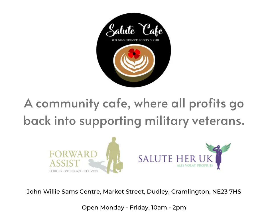 Salute Cafe on Twitter "Did you know that by coming along to the café