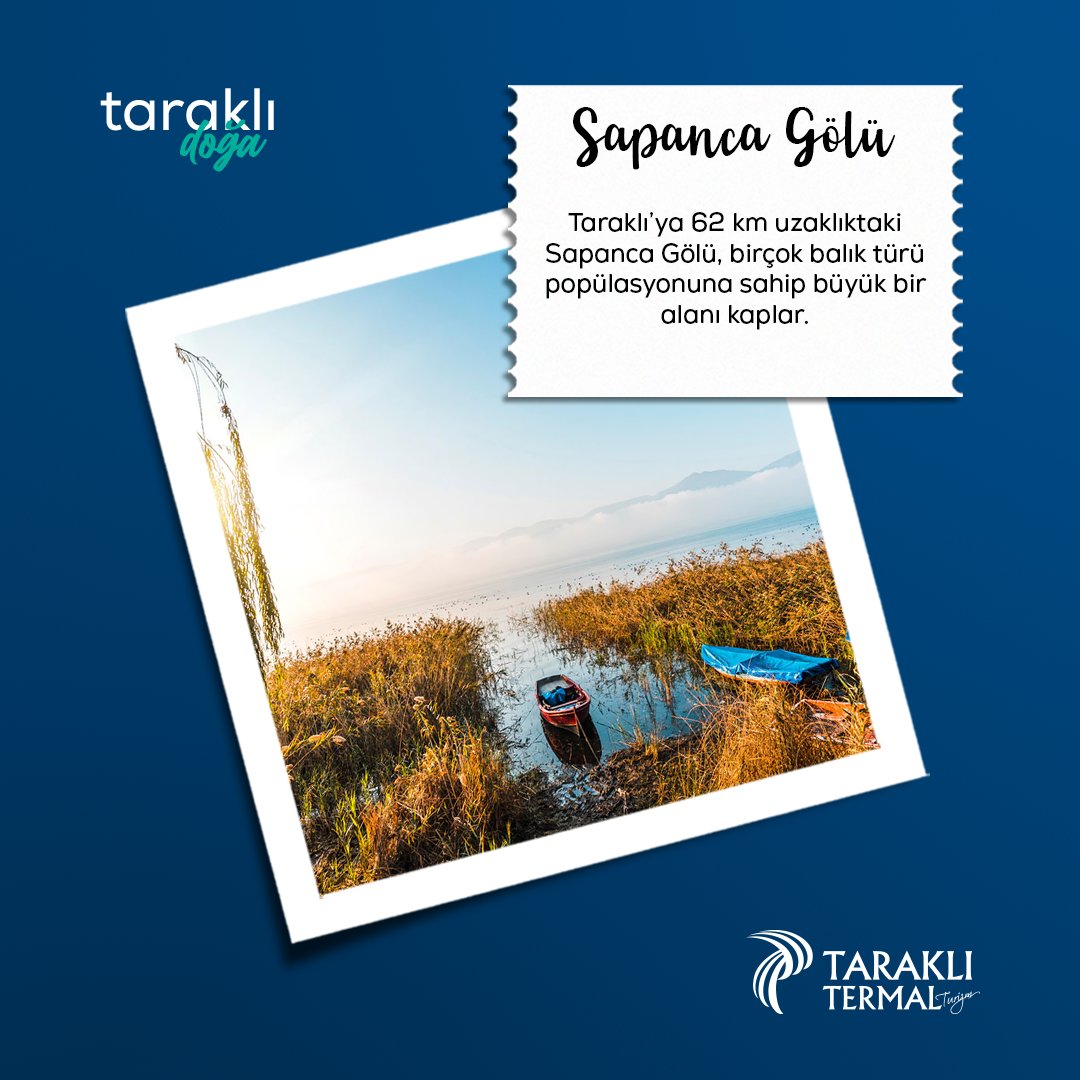 tarakli_termal's tweet photo. Taraklı’ya 62 km uzaklıktaki Sapanca Gölü, birçok balık türü popülasyonuna sahip büyük bir alanı kaplar. Göl, Sakarya’nın en meşhur doğal güzellikleri arasında yer alır. https://t.co/iUYEeb61t1