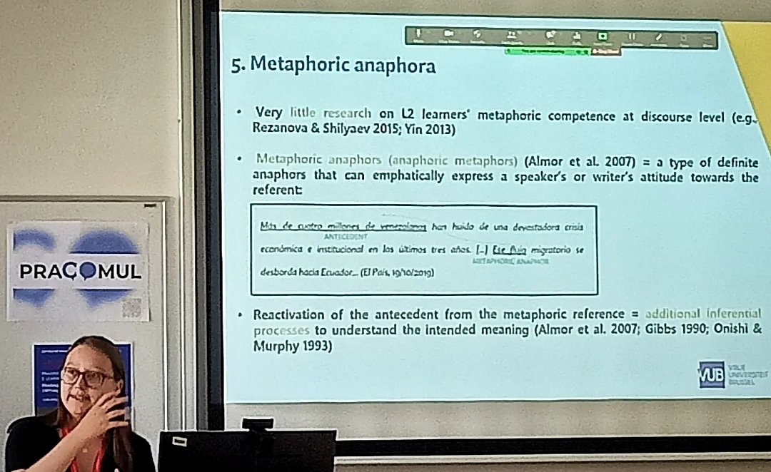 verbahispanica's tweet photo. #anastasijajagafarova on #metaphoricanaphora #metaphor #metaphoric #anaphora #pracomul #cognitivelinguistics #FFLjubljana #eyetracking #eyetrackingstudies https://t.co/TZIihKyAwc