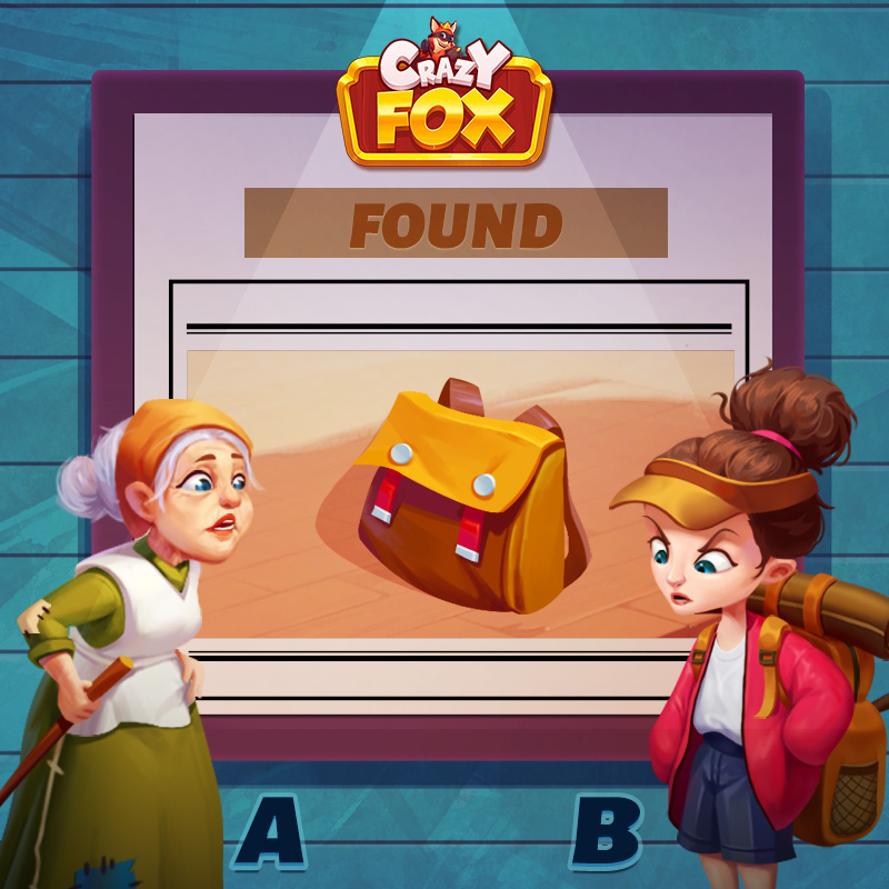 CrazyFox_Game's tweet photo. Lost and Found.📜
Someone lost her backpack🎒, who is the owner of it?
Tell us the answer and UID for a chance to win SPINS🎁
Play with us>https://t.co/peJeWSn6ql
#CrazyFox
#FindTheOwner
#Lost https://t.co/BkEPNijAHj