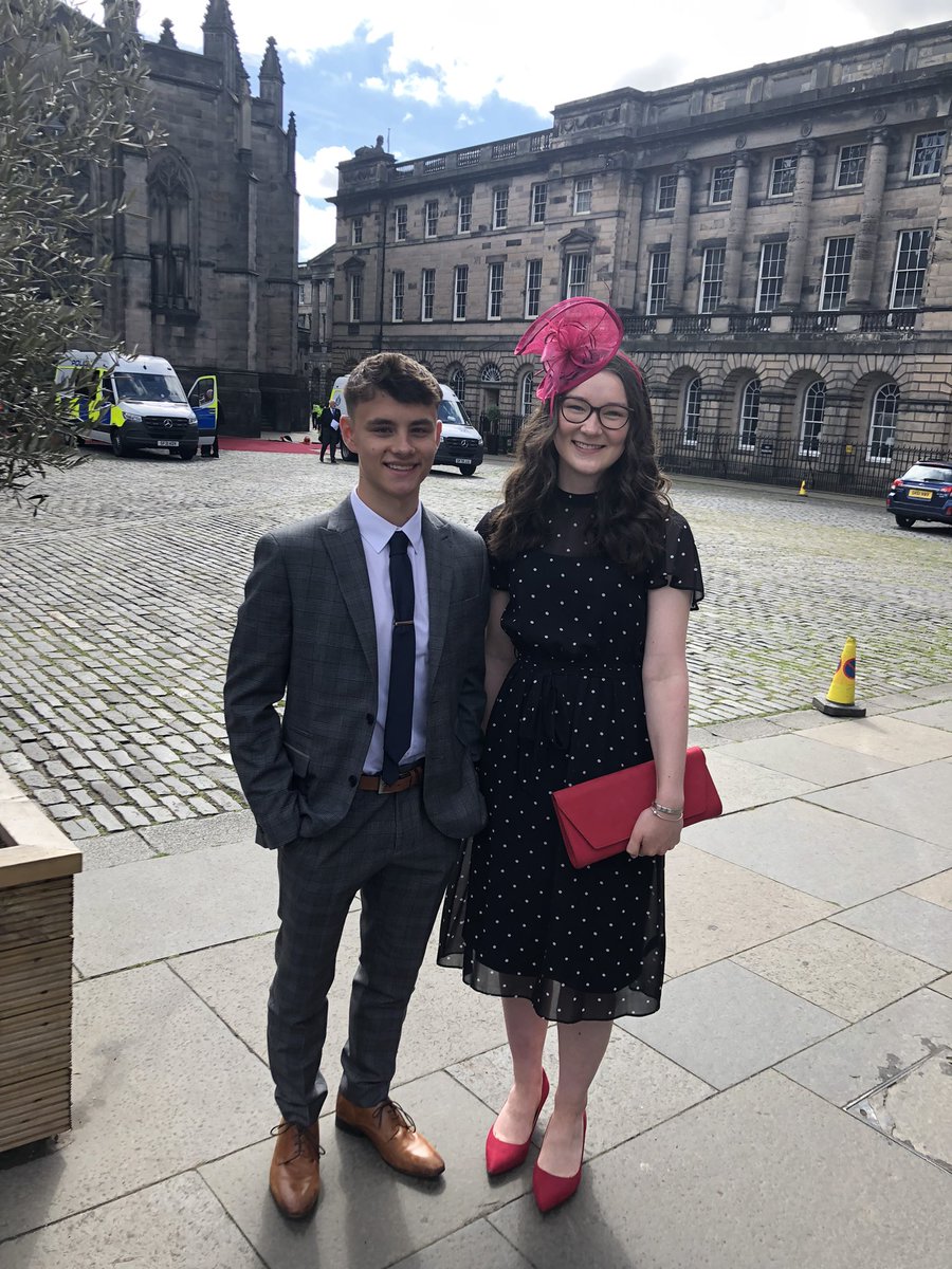 BDeputes's tweet photo. Erin and Angus’s last duties! We were at the Order of the Thistle this morning at St Giles’ Cathedral https://t.co/Rq9cbndaYn