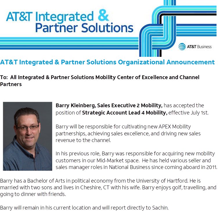 Starting a new position