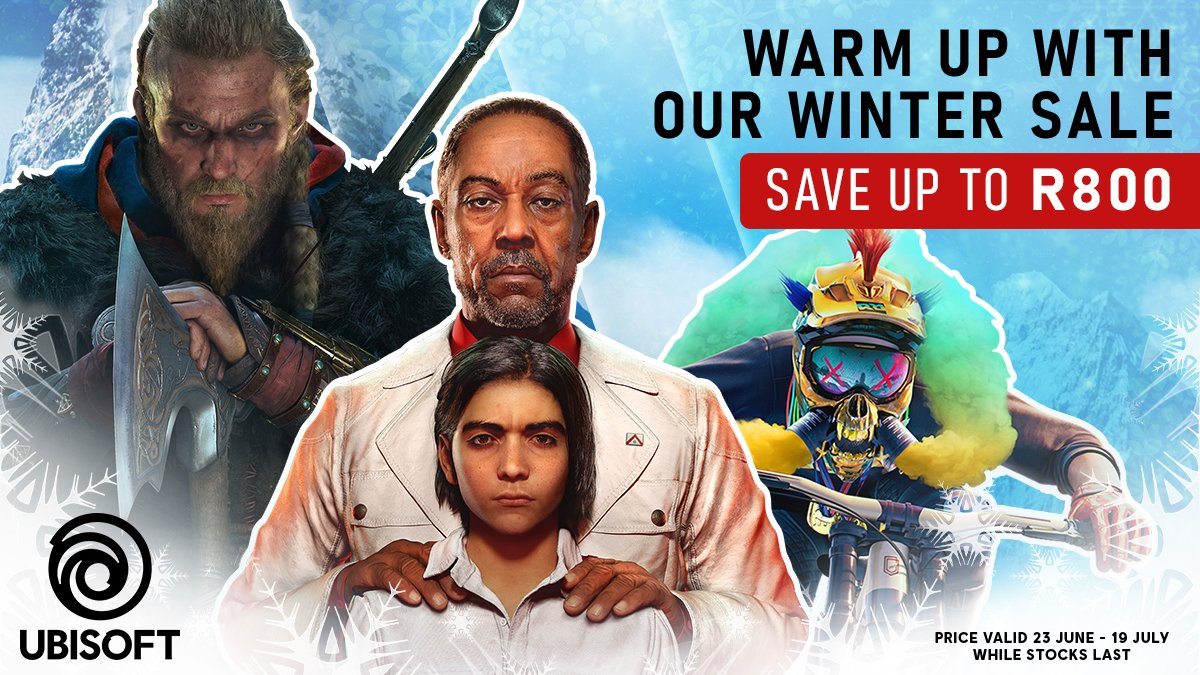 Warm up with our Winter Sale and Save up to R800 on top titles such as Far  Cry 6, Assassin's Creed Valhalla and much more! Shop online at…