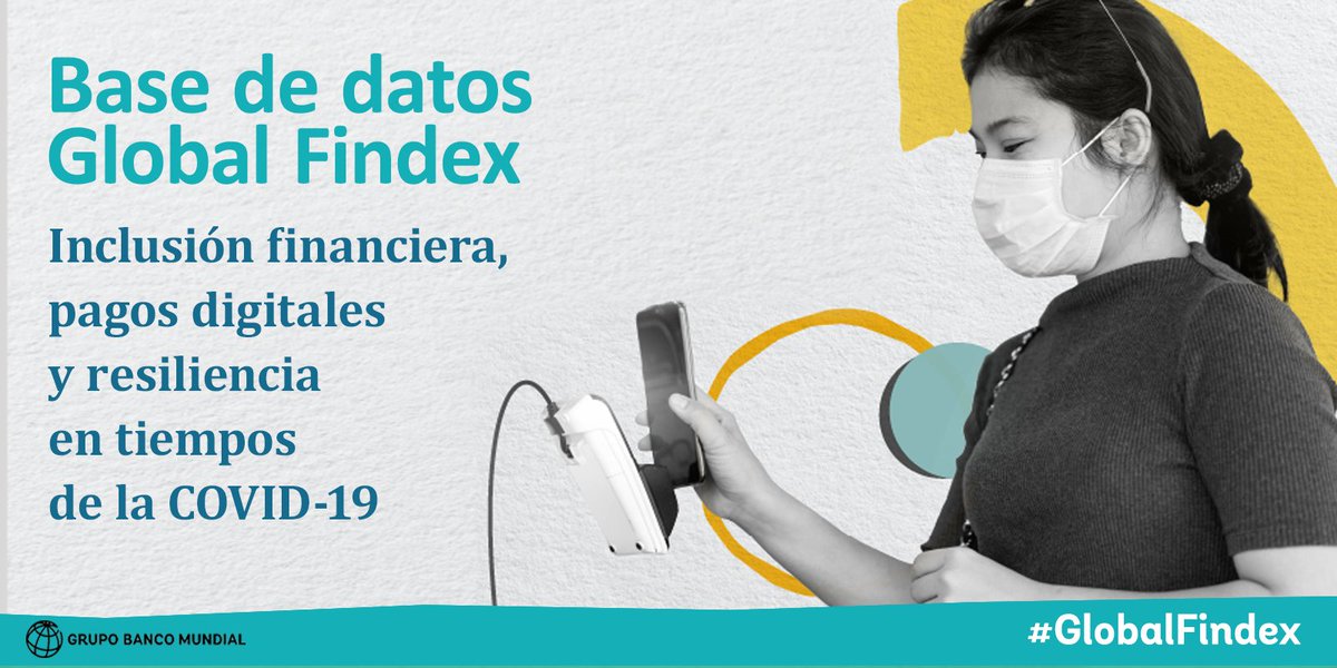 BancoMundial's tweet photo. La pandemia de COVID-19 ha estimulado la #InclusiónFinanciera, lo que generó un gran aumento en la adopción de pagos digitales en el contexto de una expansión a nivel mundial de los servicios financieros formales, según la base de datos #GlobalFindex: https://t.co/y8F7V3uZdl https://t.co/L2vvOsB6Wc
