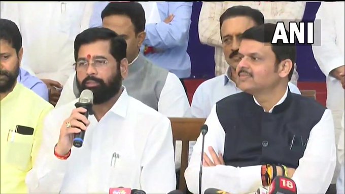 timesofindia's tweet photo. #Mumbai | The decision that we have taken is committed to Balasaheb's Hindutva &amp; for the development work in the constituencies of our MLAs. We have 50 MLAs with us: #EknathShinde https://t.co/pHnCqKDfqT