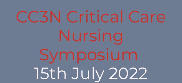 CCMedLauren's tweet image. Can’t wait to support the CC3N Symposium 2022 in Birmingham in July! A great programme for the day, and fabulous speakers too! I look forward to meeting you all there @CcmedUk #CC3NSymposium #criticalcare #twoweekstogo @CC_3N  cc3n.org.uk/cc3n-symposium…