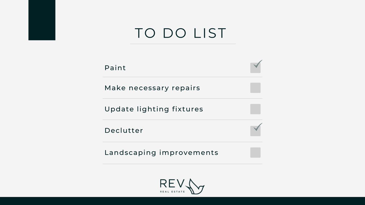 If you are thinking about listing your house but aren't sure which repairs and improvements to make, give us a call and we can help you prioritize what needs done to make it sale ready.

revrealestatecody.com