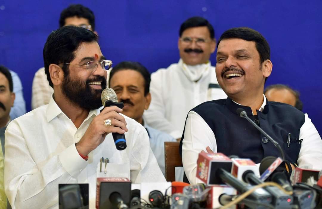 Joshua_De_Souza's tweet photo. Hearty congratulations and best wishes to Shri. @mieknathshinde Ji on taking oath as the #ChiefMinister and Shri. @Dev_Fadnavis Ji as Deputy Chief Minister of #Maharashtra.

Best wishes to you both for a successful tenure. (1/2) https://t.co/Vmq2tQRMtQ
