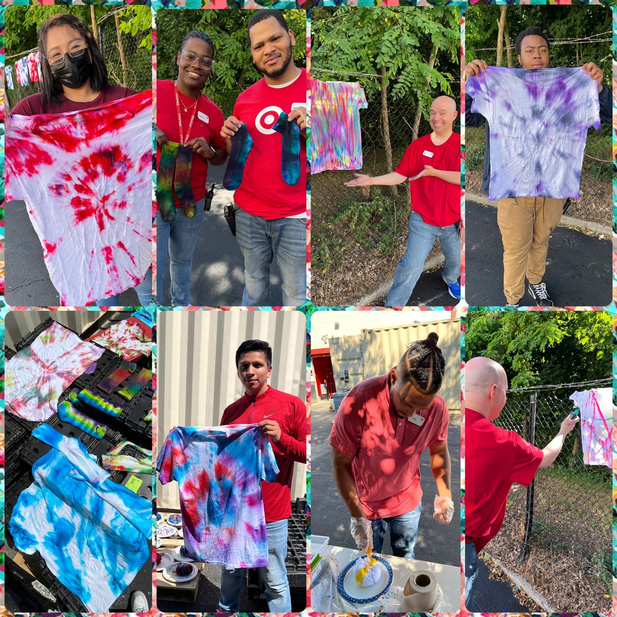 T3237 had a blast doing tie dye shirts and socks with our TL <a href="/Hadassa_JM/">Hadassa</a> ! 🌈👚👕@tgtangie <a href="/OJ_DE_TGT/">OJ</a> #FFFcalander #T3237 #Elmont #tiedye