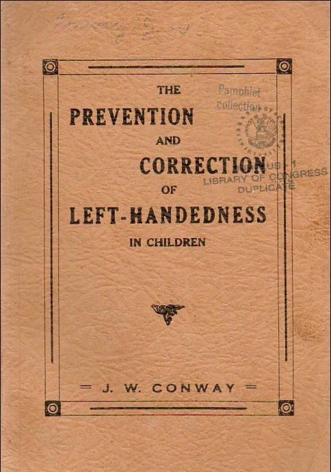 Circa 1930. What modern “disorder” will we think of in the same way as left handedness in 100 years’ time? #TwitterEPs #AcademicChatter