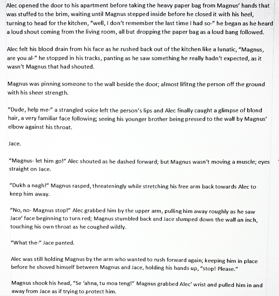 Skyffable's tweet photo. #IINKYfic #Chap15 #Snippet2 #Malec #Malecfic https://t.co/kpyWJQaVrf