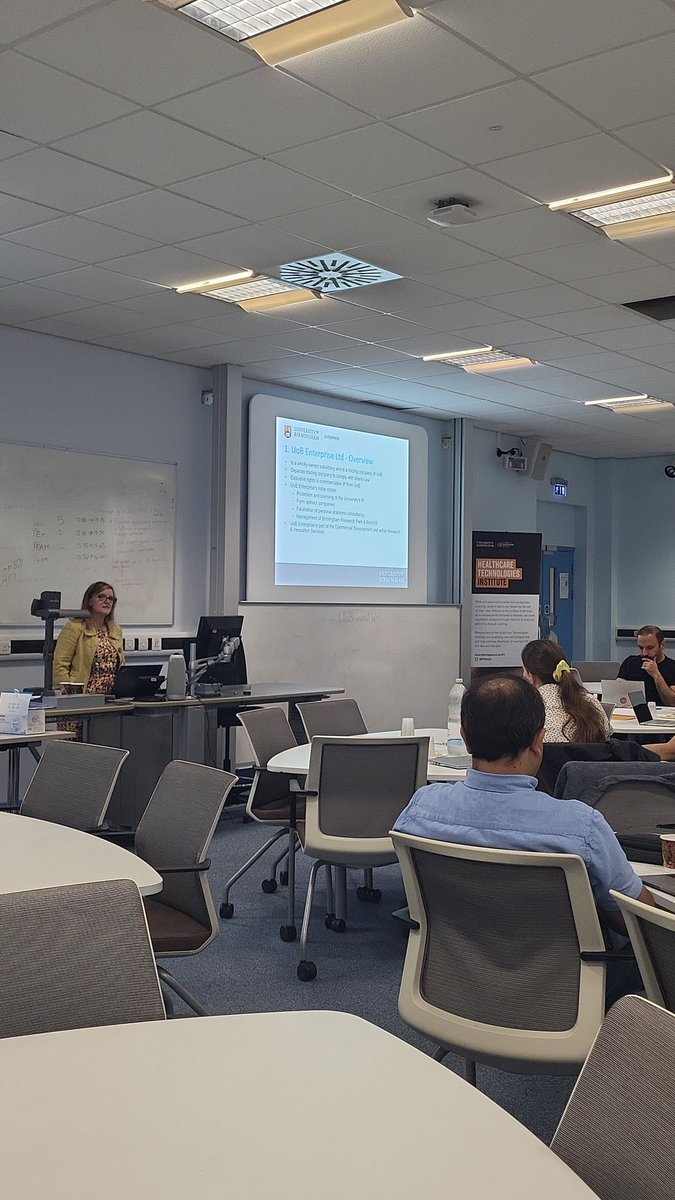 Nice to be doing in-person talks again around patents and IP for <a href="/BioInnovate_UoB/">UoB Biomedical Innovation</a>.  Thanks for organising a great event <a href="/AtifshahzadM/">Atif Shahzad</a>! #BioinnovationAtBHAM #Bioinnovation #MedTech #IntellectualProperty