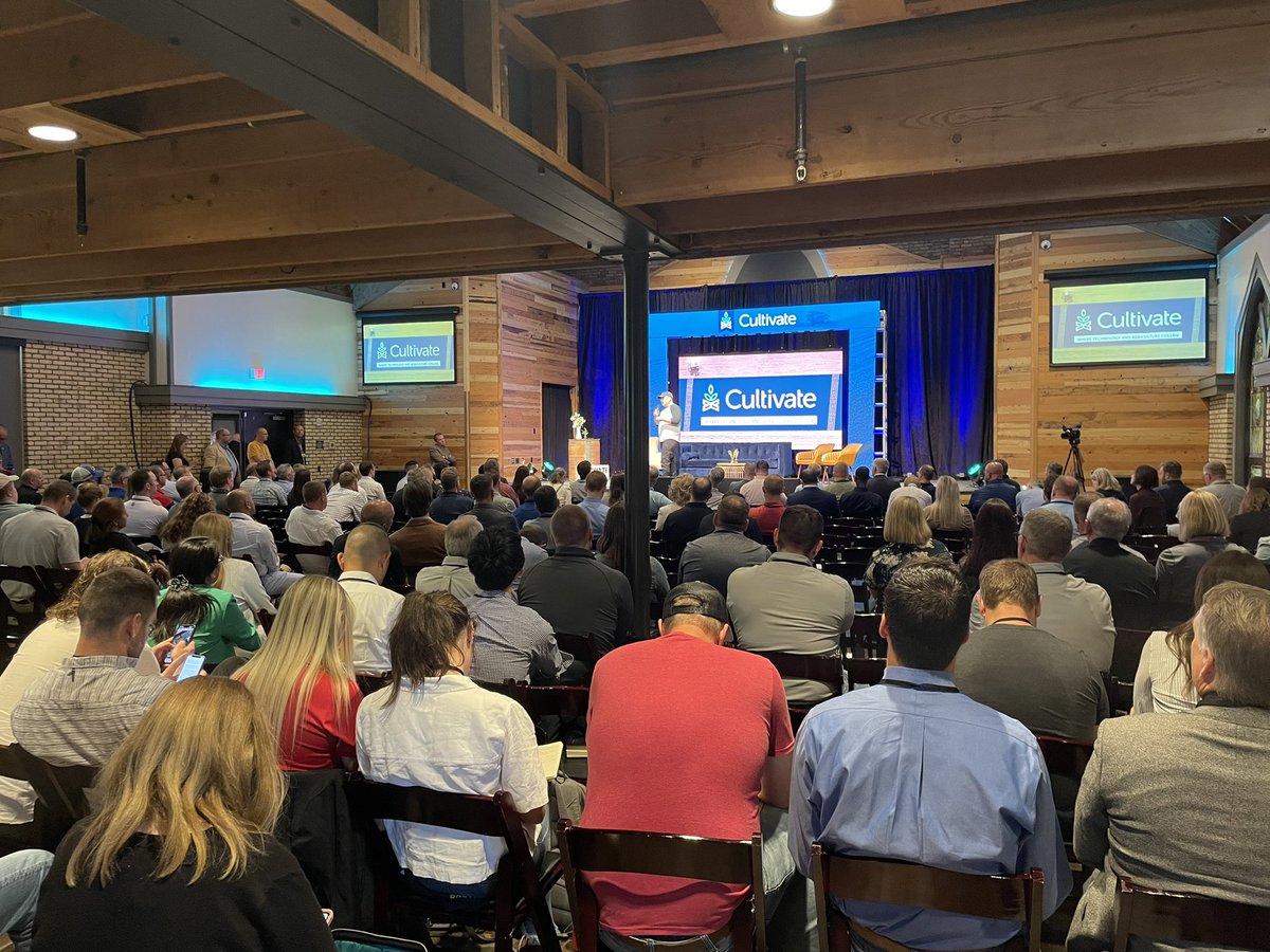<a href="/TheGrandFarm/">Grand Farm</a> #cultivateconference discussing technology advances in Ag. Some will work, some won’t. Keep grinding.
#agtech