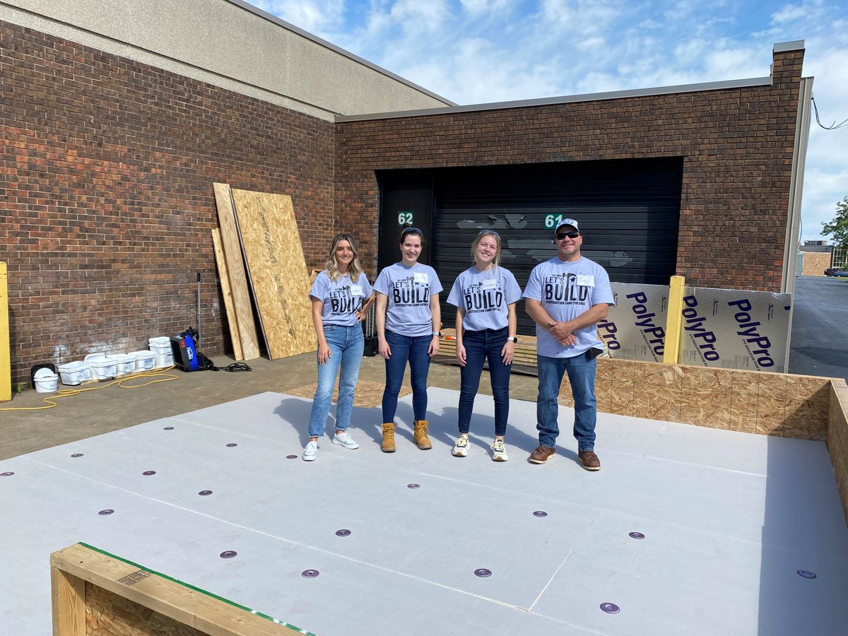 FiberTite's tweet photo. FiberTite sponsored the N.E. Ohio CSI Foundation's Let's Build Construction Camp in Canfield, OH yesterday. Our participated in the event by training the girls on single-ply commercial roofing while using the FiberTite Roof Systems. https://t.co/1TGLAWGyr6
