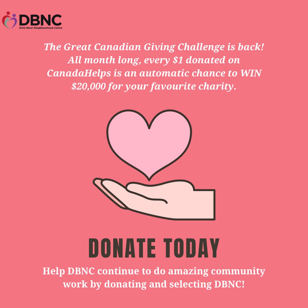 MyDBNC's tweet photo. Link is in our bio! 

Please donate and select DBNC as your favourite charity! 

We love supporting our community and would like to continue doing this important work - we would really appreciate it!💗

#donationsfornewcomers #communitydonations #donatehere https://t.co/hjSBG2BJIQ