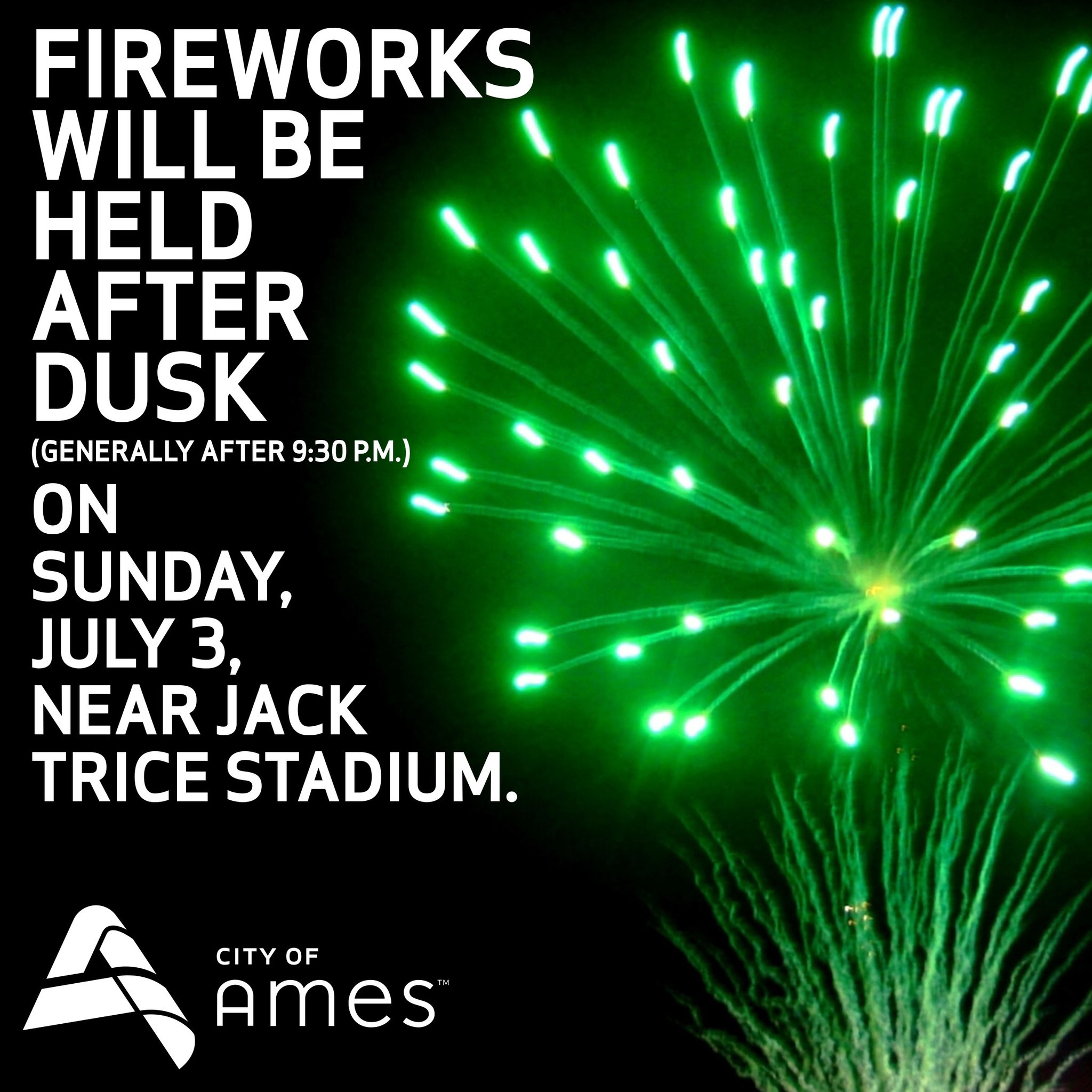 City of Ames on Twitter "Don’t Lighting fireworks is illegal